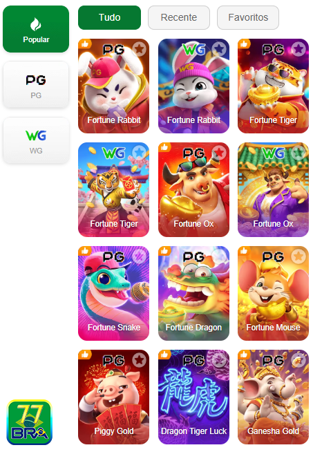 Universo de Jogos 77bra.com: Diversão Sem Limites